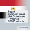 Egypt Business Email List Database – Verified B2B Contacts