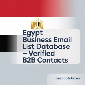 Egypt Business Email List Database – Verified B2B Contacts