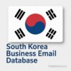 South Korea Business Email Database