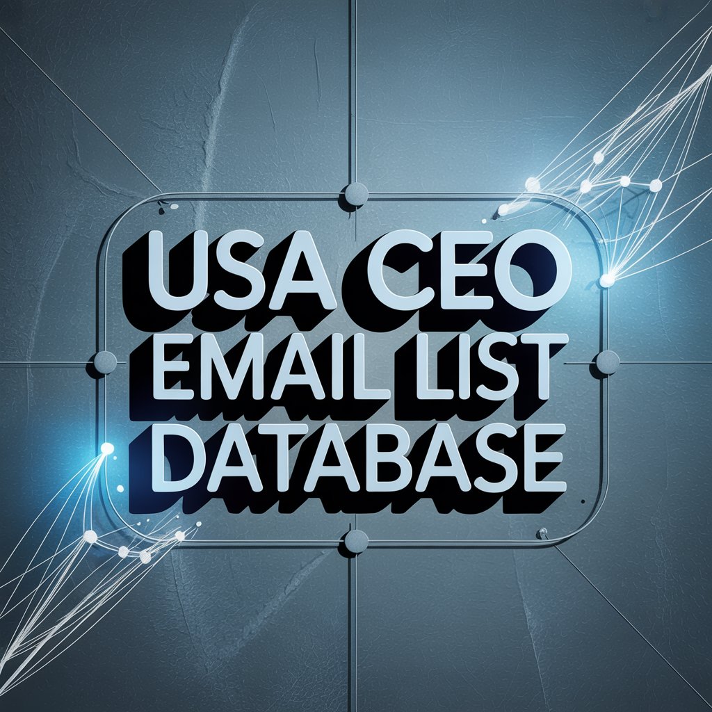 USA CEO Email List Database